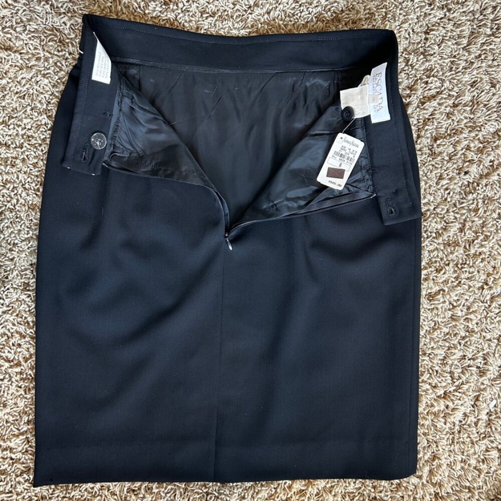 NWT ESCADA Women's Rock Skirt in Black Size 6 Brand New with Tags! $525 - Picture 5 of 12